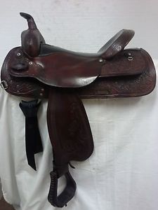 Circle Y 17" Wichita Park N Trail #3604 Trail Saddle Used Regular Quarter Bars