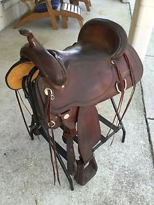 Circle Y Park And Trail Flex 2 Western Saddle