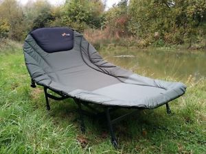 Cyprinus super wide 8 leg folding camp bed sun lounger for camping