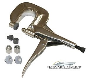 Pro Grade Boat Auto Canvas Button Fastener Snap Installer Tool w/ Die Set