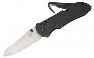 Benchmade Triage, plain, schwarzer Griff
