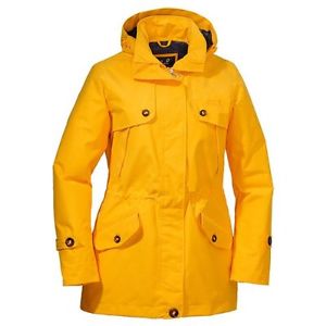 Jack Wolfskin, Giacca Donna Queenstown Coat, Giallo (Burly Yellow), L