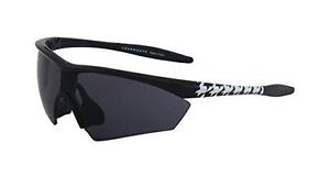 Loudmouth Swingblade Sunglasses, Shiny Black/Houndstooth