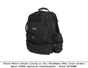BlackHawk 100oz Titan Cordura Nylon STRIKE Hydration Pack/Backpack - : 65TI00BK
