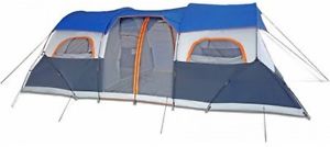 Ozark Trail 20' X 10' Tunnel Tent With Screen Porch, Sleeps 10