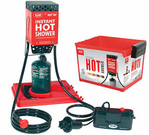 Portable Shower Instant Hot Water Shower Camping Propane Powered Power Outages