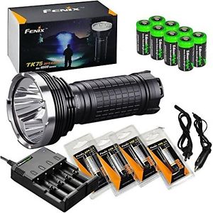FENIX TK75 4000 Lumen 2015 Edition Triple CREE XM-L2 U2 LED With 4X Fenix 18650