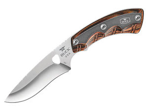 Buck Skinner Open Season, Stahl S30V, rostfrei, Full Tang, stabilisierte Rosewoo