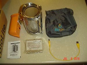 NEW BioLite Bio Lite Camp Stove Electricity & Cook USB Charger Off Grid Power jh