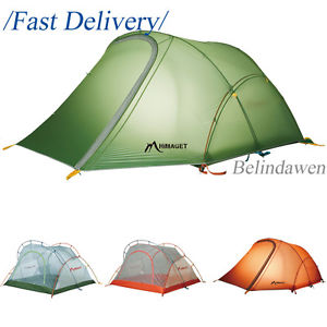 1-2 Person Double-layer Waterproof Camping Tent Lightweight 2 color Climbing