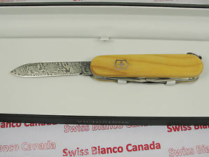 Victorinox 2014 Limited Edition Damascus Wood Spartan Swiss Army Knife #4009