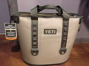 YETI Hopper 40 Bag Cooler Field Tan and Orange