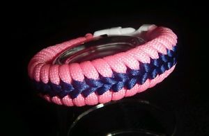 (50X) Handmade Ladies Thin Blue Line police supporter 550 paracord bracelet