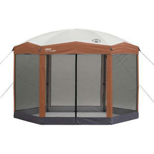 Instant Screened Canopy Shelter Backyard Campsite Outdoor UV Protection Zippered