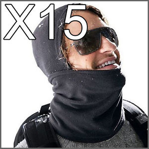 Fleeces Free Size Black Hiking Skiing Face Mask Balaclava Wholesale Lots 15 PCS
