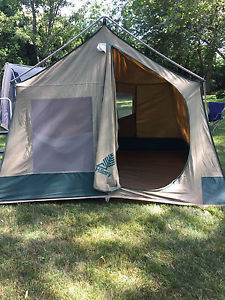 Vintage Sears Hillary 8 X 10 Canvas Cabin Tent Model 380-771940