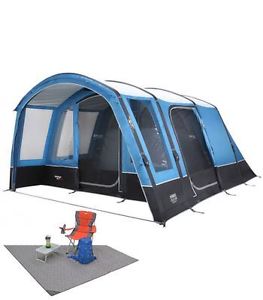 Vango Airbeam Edoras 500 Tent & Carpet - Sky Blue - 2016 - One Size