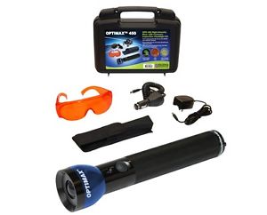Spectroline optimax 450 High Intensity Blue LED Forensic Inspection Flashlight K