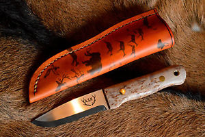 Bushcraft knife hand made woodlore style.