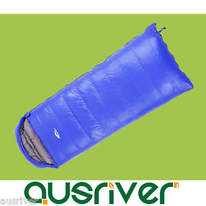 90% Down Light Thick Single Outdoor Camping Thermal Envelope Sleeping Bag Winter