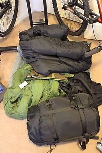 SLUMBERJACK NEW - 5 PIECE US ECWS/MSS SLEEP SYSTEM SLEEPING BAG - USA - RARE!!!!