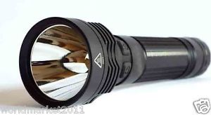 Aluminum Alloy Black Bright Light Long Shots Waterproof Flashlight Torch Lamp