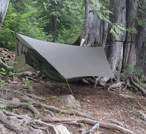 Warbonnet Blackbird XLC Hammock w/ Edge Tarp, Winter Cover, Arrowhead Underquilt