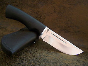 BULAT CUSTOM Exklusives Jagdmesser Zlatoust Messer, Bushcraft, D2 Stahl 61-HRC