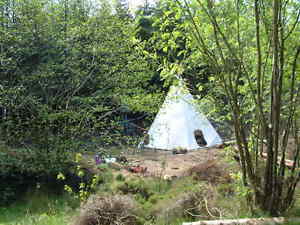 LARGE cotton canvas TEPEE tipi Western Bedart Germany 20ft 6 - 7m HIGH QUALITY