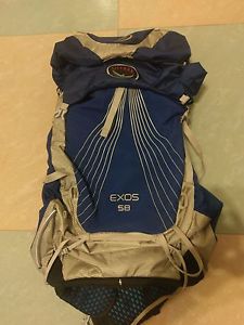 Osprey Packs Exos 58 Backpack Pacific Blue (2016) Size:M