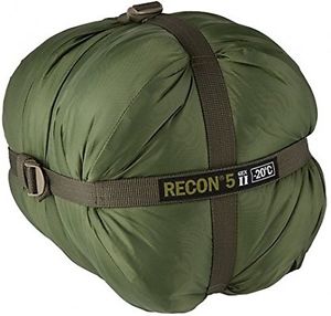 Elite Survival Systems Recon 5 Sleeping Bag, Olive Drab, Rated To -4 Degrees