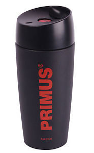 PRIMUS C & H VACUUM INSULATED COMMUTER MUG THERMOS FLASK BLACK CAMPING 0.4L