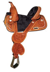 Circle Y Tammy Fischer Treeless Barrel Saddle Tree Free 14.5" #1311 Wide Fit