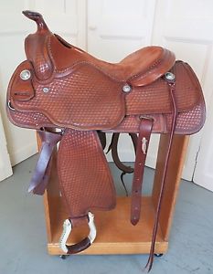 15.5" Billy Cook #8588 Western Reining Saddle Greenville, Tx.
