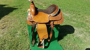 Billy Cook 16" Saddle new with back sinch