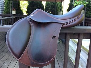 2015 Buffalo leather Antares saddle 17.5 2A -AO1 wide- LAST CALL!!!