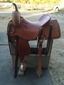 Tom Block 16" Cowhorse Saddle