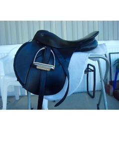 Black Kieffer Jumping Saddle 17" Norbert Koof FL Made in Germany