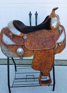 16" Silver Mesa Custom Show Saddle, Well Made