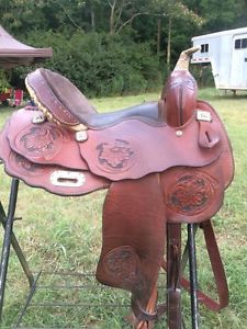 J Black Barrel Saddle