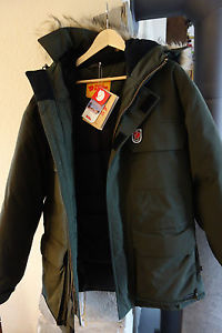 Fjällräven Eskimo Jacket Daunenjacke Herren + Arctic Fur Fellkragen NEU Gr. M/L