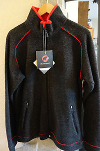 Mammut Herren Jacke Tundra Bunda Strickfleece Windstopper NEU ! black melange