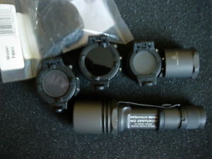 Surefire M2 Centurion + Z44 Head, FM34 diffuser, FM64 Diffuser, 2*FM63 IR filter