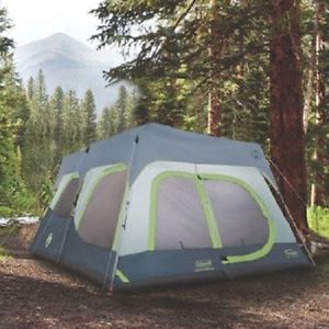 COLEMAN 10 PERSON INSTANT CABIN TENT 10X14 USED EXCELLENT CONDITION