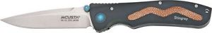 Mcusta Knives Stingray Series MC-0104 Linerlock Knife with Brown Stingray Inlay