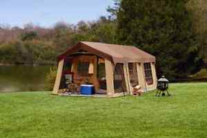 Northwest Territory 10 Person Tent Front Porch Back Door 2 Rooms Storage Shelves