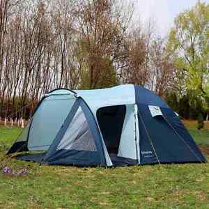 KingCamp Weekend 5-Person 3-Season Outdoor Tent for Family Camping&Carry Bag