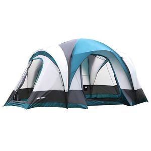 Semoo 7-Person Water Resistant Family Tent with Large D-Style Door for Camping