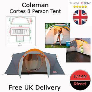 Coleman Cortes 8 Person Tent / Camping Tent / Camping Gear