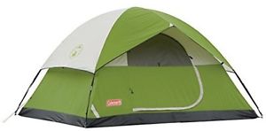 Coleman Sundome 4 Person Tent Camping Outdoor Weather Proof Sturdy Tent Green
